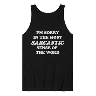 Men's Im Sorry Sarcastic Tank Top