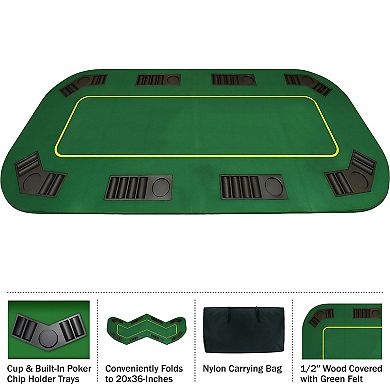 Trademark Poker 80-in. Folding Poker Table Top