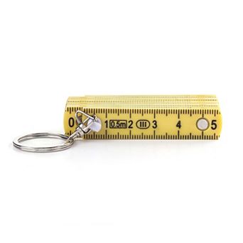 Kikkerland Mini Folding Ruler Keyring