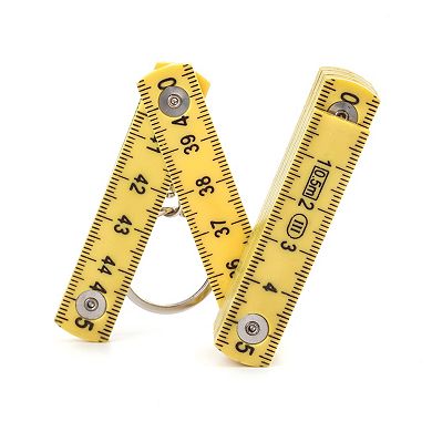 Kikkerland Mini Folding Ruler Keyring