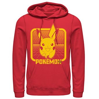 Men's Pokémon Retro Digital Pikachu Hoodie
