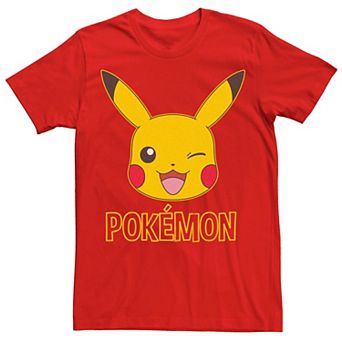 Men's Pokémon Pikachu Winky Face Tee
