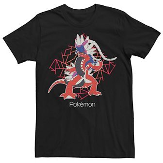 Men's Pokémon Koraidon Geometric Background Tee