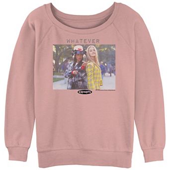 Juniors' Clueless Dionne & Cher Whatever Portrait Slouchy Graphic Sweatshirt