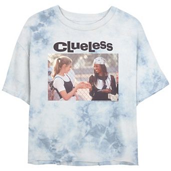 Juniors' Clueless Physical Education Scene Bombard Wash Cropped Graphic Tee