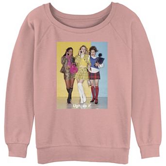 Juniors' Clueless Cher Dionne Tai Ugh As If Slouchy Graphic Sweatshirt