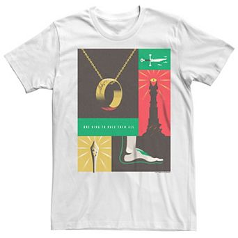 Men's WB The 100 The Lord Of The Rings Elements Graphic Tee