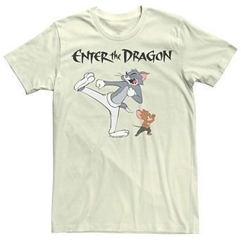 Men's WB The 100 Tom And Jerry Enter The Dragon Graphic Tee