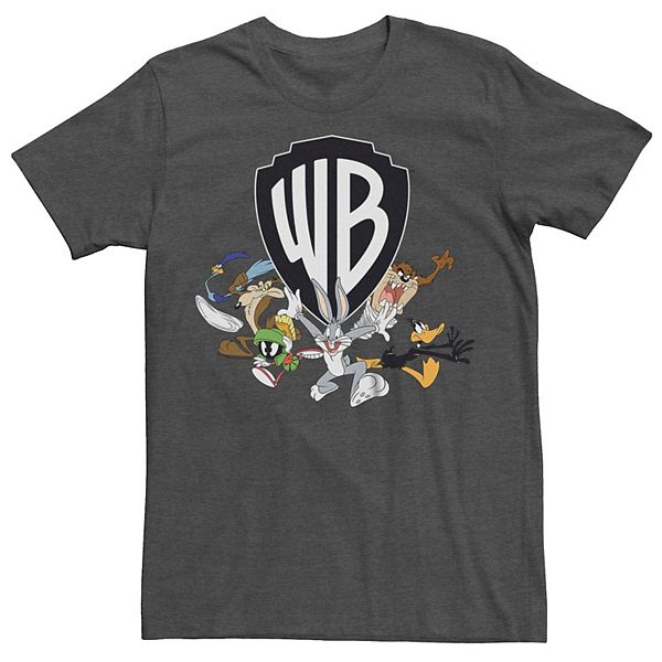 Men's Looney Tunes Team Warner Bros Background Logo Graphic Tee