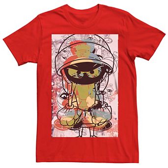Men's Looney Tunes Marvin The Martian Composition Graphic Tee