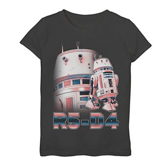Girls 7-16 Star Wars The Mandalorian R5 D4 Graphic Tee