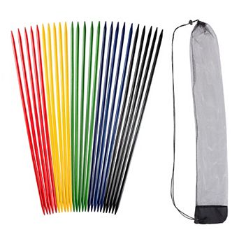 Hey! Play! 25 pc Jumbo Pick Up Sticks Game and Bag