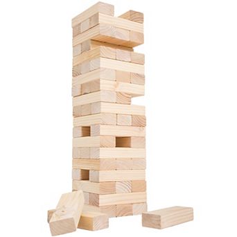Hey! Play! Giant Wooden Stacking Blocks Game