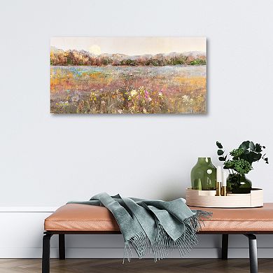 COURTSIDE MARKET Meadow Moonrise Canvas Wall Art
