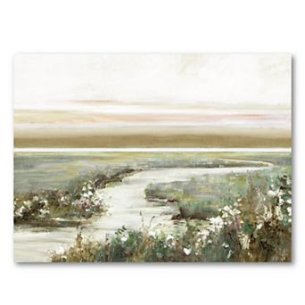 COURTSIDE MARKET Pastoral Water I Canvas Wall Art