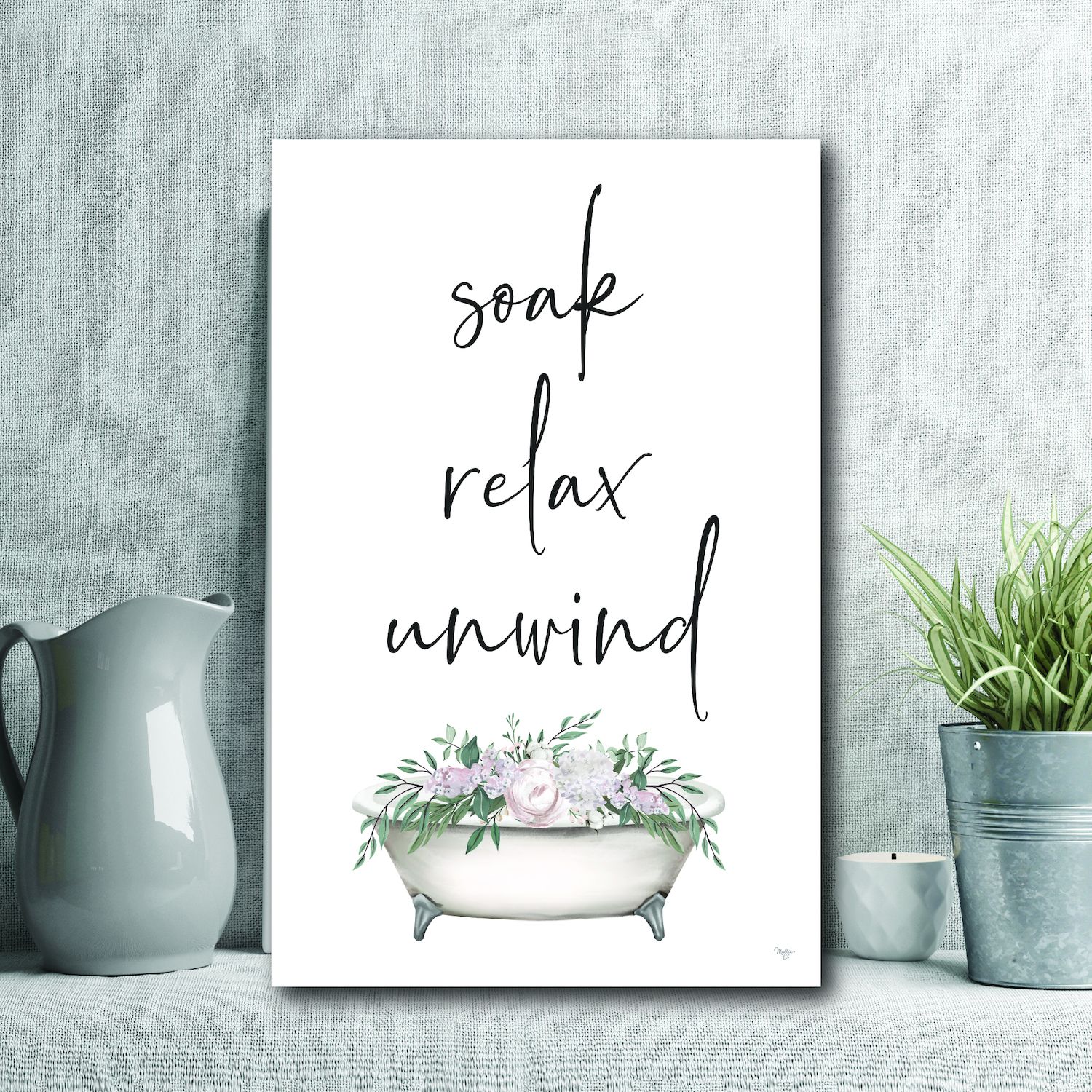 COURTSIDE MARKET Bath & Spa Art - Wall Decor, Home Decor | Kohl's for Free Printable Relax Soak Unwind Printables