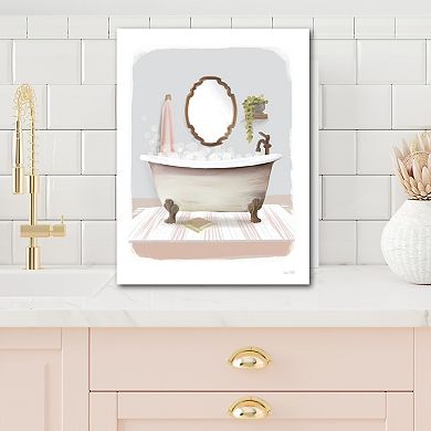 COURTSIDE MARKET Powder Puff Sink I Canvas Wall Art