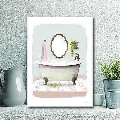 COURTSIDE MARKET Powder Puff Sink I Canvas Wall Art