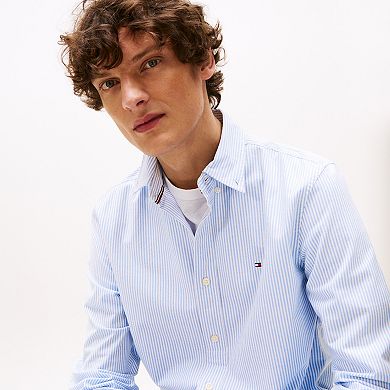 Men's Tommy Hilfiger Long Sleeve Striped Woven Shirt