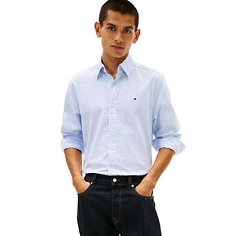 Men's Tommy Hilfiger Long Sleeve Striped Woven Shirt