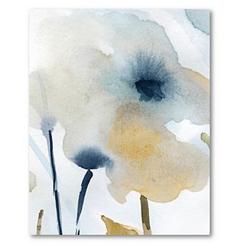 COURTSIDE MARKET Watercolor Floral Canvas Wall Art