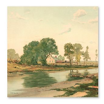 COURTSIDE MARKET Golden Light II Canvas Wall Art