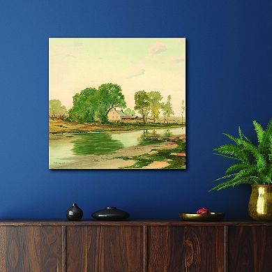 COURTSIDE MARKET Golden Light II Canvas Wall Art