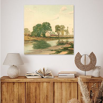 COURTSIDE MARKET Golden Light II Canvas Wall Art