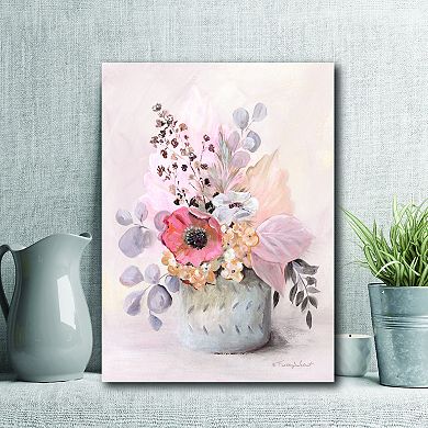 COURTSIDE MARKET Boho Bouquet I Canvas Wall Art