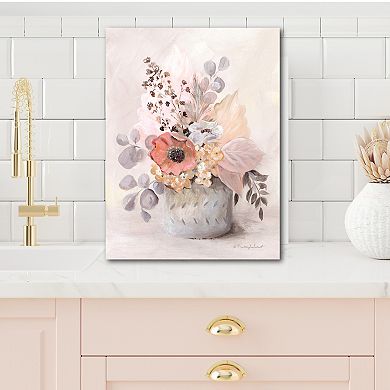 COURTSIDE MARKET Boho Bouquet I Canvas Wall Art