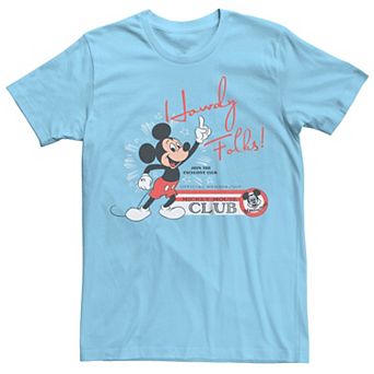 Disney's 100 Mickey Mouse Howdy Folks! Men's Tee