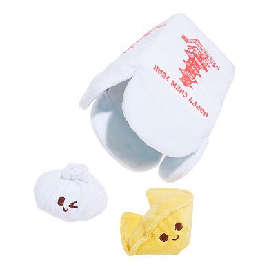 BARK Good Baos Chinese Lunar New Year Dumpling Plush Dog Toy