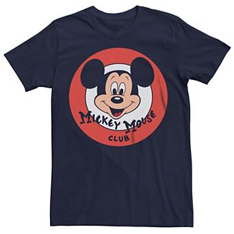Disney 100 Men's Vintage Mickey Mouse Club Icon Tee