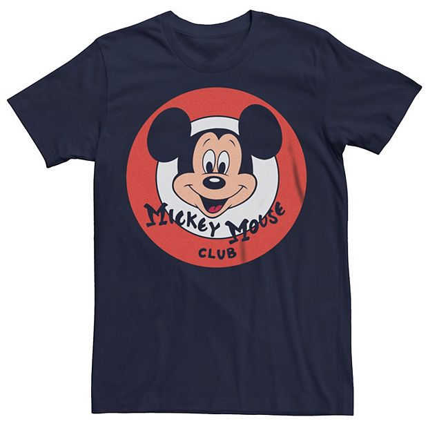 Disney 100 Men s Vintage Mickey Mouse Club Icon Tee