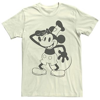 Disney 100 Captain Mickey Mouse Cartoon Men's Tee