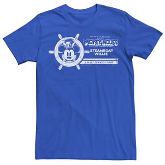 Disney's 100 Classic Cartoon Steamboat Willie Cover Men's Tee