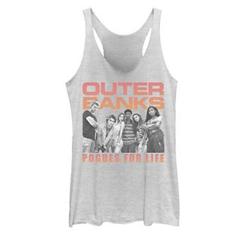 Juniors' Outer Banks Pogues for Life Group Shot Racerback Graphic Tank Top