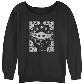 Juniors' Star Wars The Mandalorian The Child Card Graphic Fleece