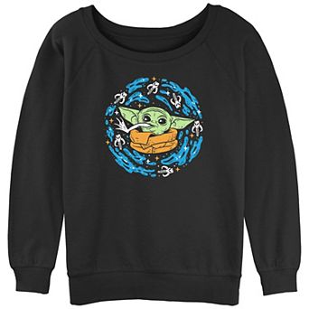 Juniors' Star Wars Frog Spiral Graphic Fleece