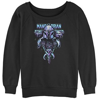 Juniors' Star Wars The Mandalorian Mando Triangle Graphic Fleece