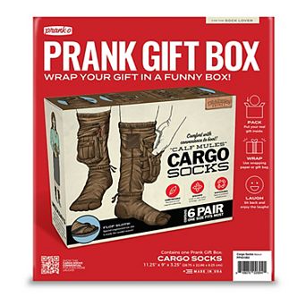 Prank Pack Cargo Socks Gift Box