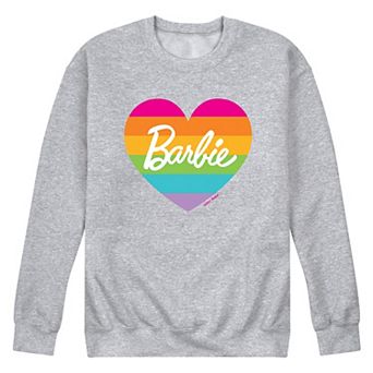 Men's Barbie Pride Rainbow Fleece Sweatshirt