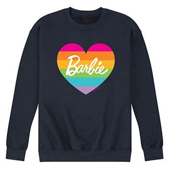 Men's Barbie Pride Rainbow Fleece Sweatshirt
