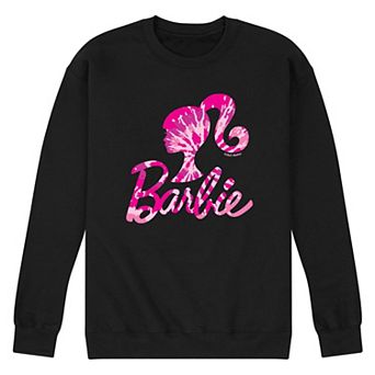 Men's Barbie Logo Tie Dye Fleece Sweatshirt