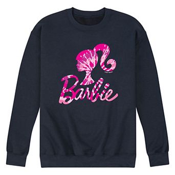 Men's Barbie Logo Tie Dye Fleece Sweatshirt