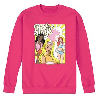 Men's Barbie Rise And Shine Fleece Sweatshirt
