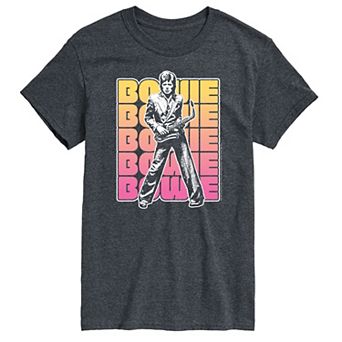 Big & Tall David Bowie Stacked Graphic Tee