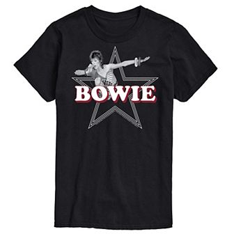 Big & Tall David Bowie Logo Graphic Tee