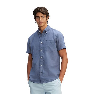 Men's Tommy Hilfiger Cotton Linen Custom Fit Shirt
