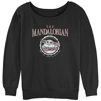Juniors' Star Wars The Mandalorian Collegiate Child Slouchy Terry